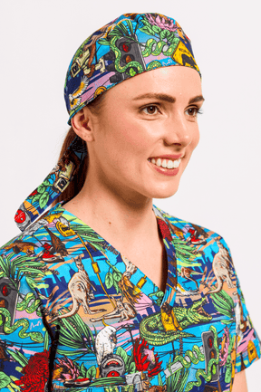 TradeMutt Scrubs Mission: Impossumble Scrub Cap Mission: Impossumble Scrub Cap 22513