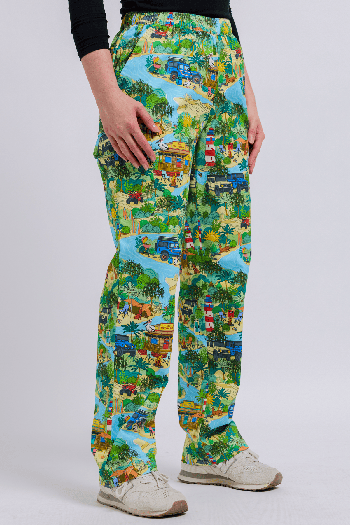TradeMutt Scrubs That's Livin Barry Unisex Scrub Pant That's Livin Barry Unisex Scrub Pant