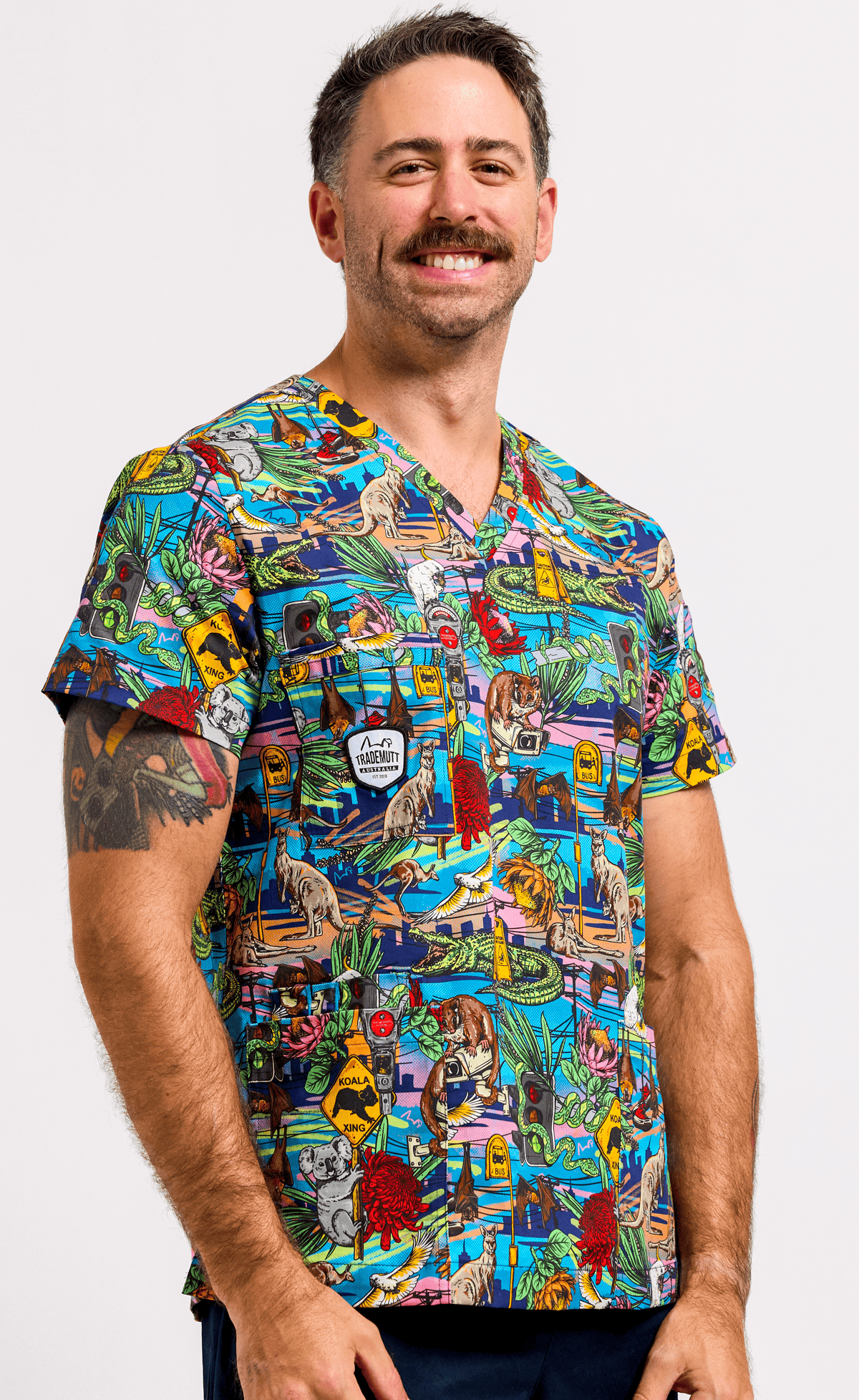 TradeMutt Scrubs Mission: Impossumble Unisex Scrub Top Mission: Impossumble Unisex Scrub Top