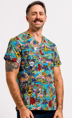 TradeMutt Scrubs Mission: Impossumble Unisex Scrub Top Mission: Impossumble Unisex Scrub Top