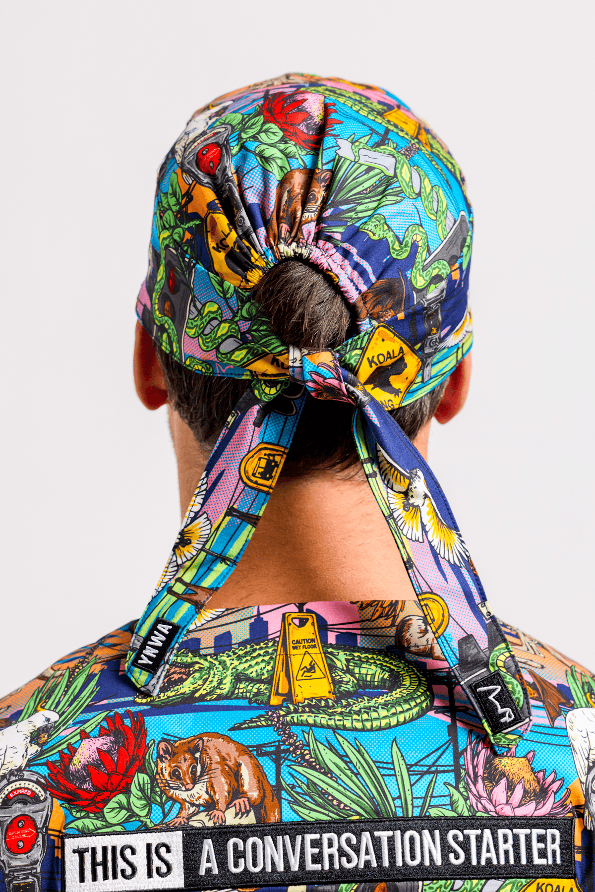 TradeMutt Scrubs Mission: Impossumble Scrub Cap Mission: Impossumble Scrub Cap 22513