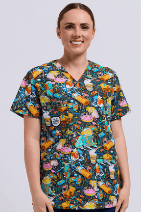 TradeMutt Scrubs Servo Nation Army Unisex Scrub Top Servo Nation Army Unisex Scrub Top