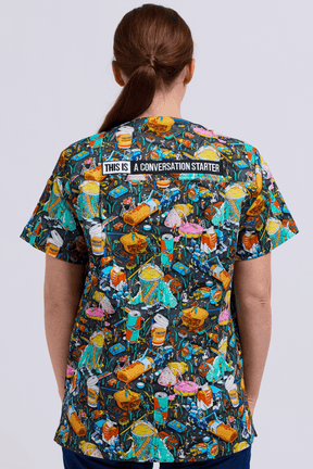 TradeMutt Scrubs Servo Nation Army Unisex Scrub Top Servo Nation Army Unisex Scrub Top