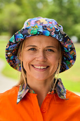 TradeMutt Aerobics OzStyle Reversible Bucket hat Aerobics OzStyle Reversible Bucket hat