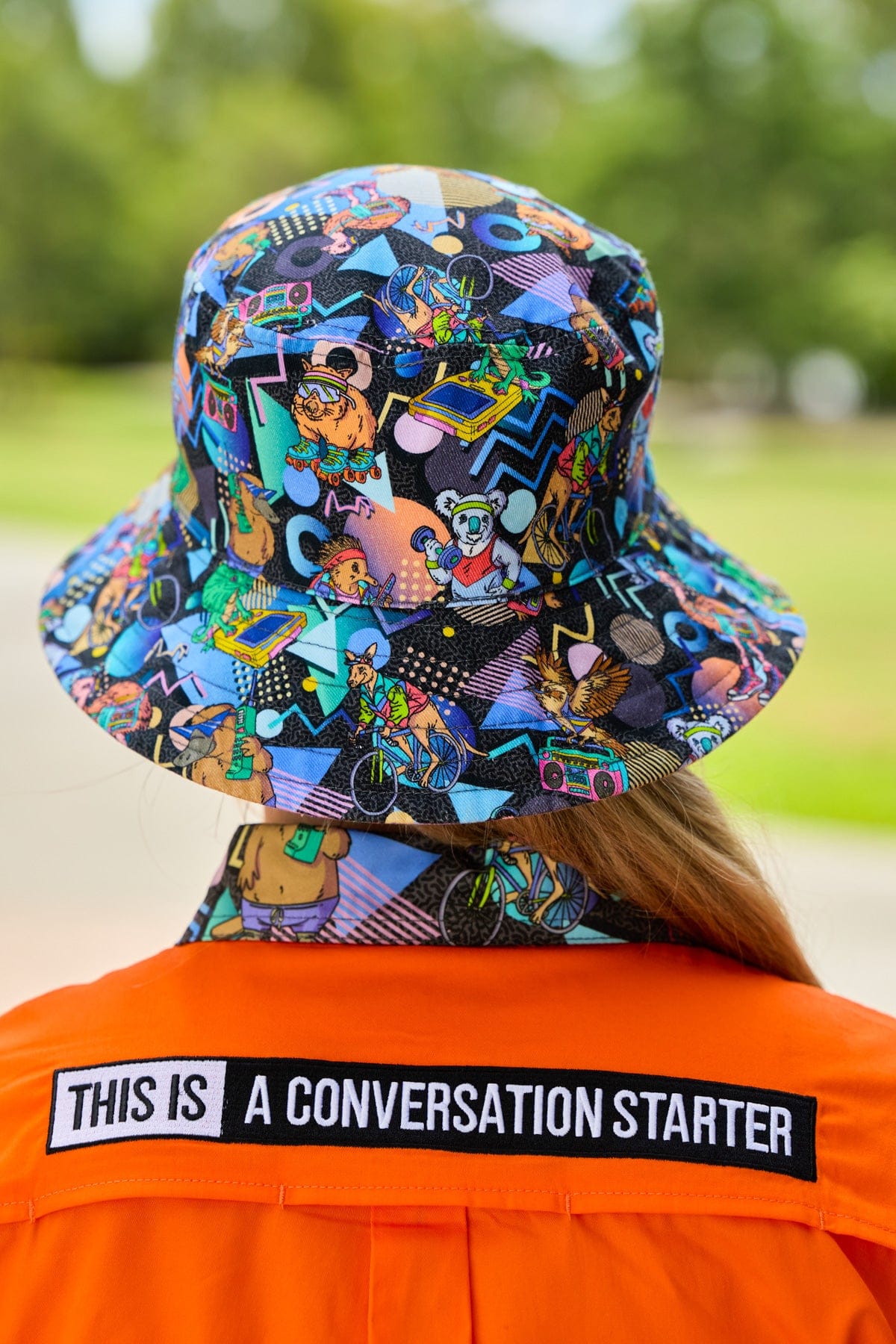 TradeMutt Aerobics OzStyle Reversible Bucket hat Aerobics OzStyle Reversible Bucket hat