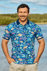 TradeMutt Workshirt Unisex Off The Hook Cotton Short Sleeve Polo Unisex Off The Hook Cotton Polo | TradeMutt