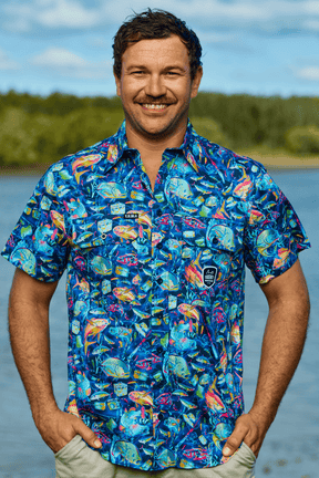 TradeMutt Workshirt Men's Off The Hook Short Sleeve Work Shirt Men's Off The Hook Short Sleeve Work Shirt | TradeMutt