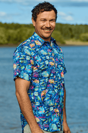 TradeMutt Workshirt Men's Off The Hook Short Sleeve Work Shirt Men's Off The Hook Short Sleeve Work Shirt | TradeMutt