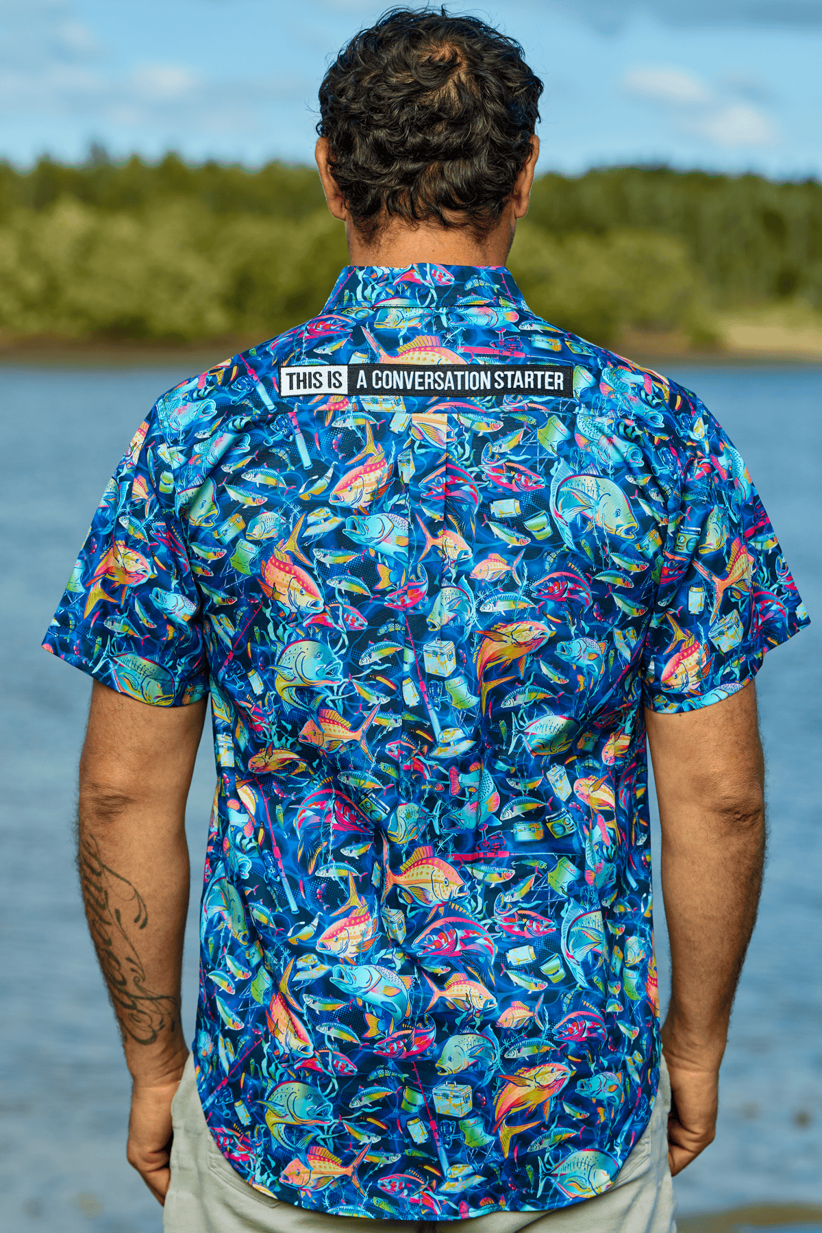 TradeMutt Workshirt Men's Off The Hook Short Sleeve Work Shirt Men's Off The Hook Short Sleeve Work Shirt | TradeMutt