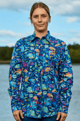 TradeMutt Workshirt Women's Off The Hook Full Button Work Shirt Women's Off The Hook Full Button Shirt | TradeMutt