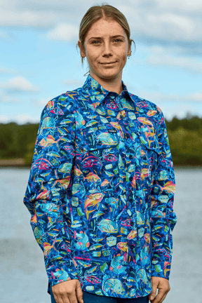 TradeMutt Workshirt Women's Off The Hook Full Button Work Shirt Women's Off The Hook Full Button Shirt | TradeMutt
