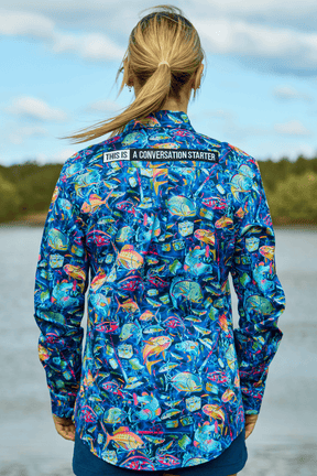 TradeMutt Workshirt Women's Off The Hook Full Button Work Shirt Women's Off The Hook Full Button Shirt | TradeMutt