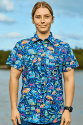 TradeMutt Workshirt Women's Off The Hook Short Sleeve Work Shirt Women's Off The Hook Short Sleeve Shirt | TradeMutt