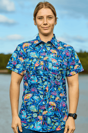 TradeMutt Workshirt Women's Off The Hook Short Sleeve Work Shirt Women's Off The Hook Short Sleeve Shirt | TradeMutt
