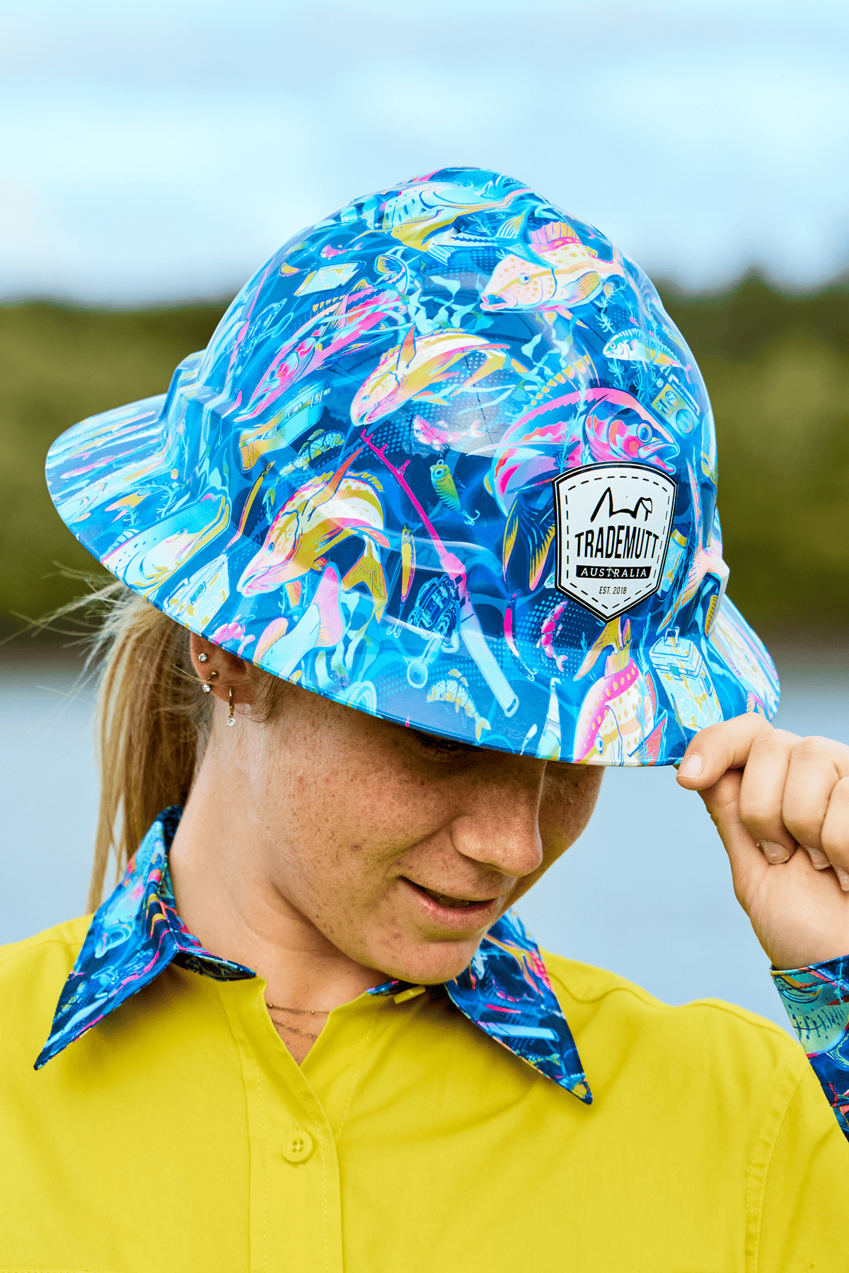 TradeMutt Headwear Off The Hook Hard Hat Off The Hook Hard Hat | TradeMutt 22646