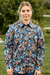 TradeMutt Workshirt Women's Site Gremlins Full Button Work Shirt Women's Site Gremlins Full Button Work Shirt | TradeMutt