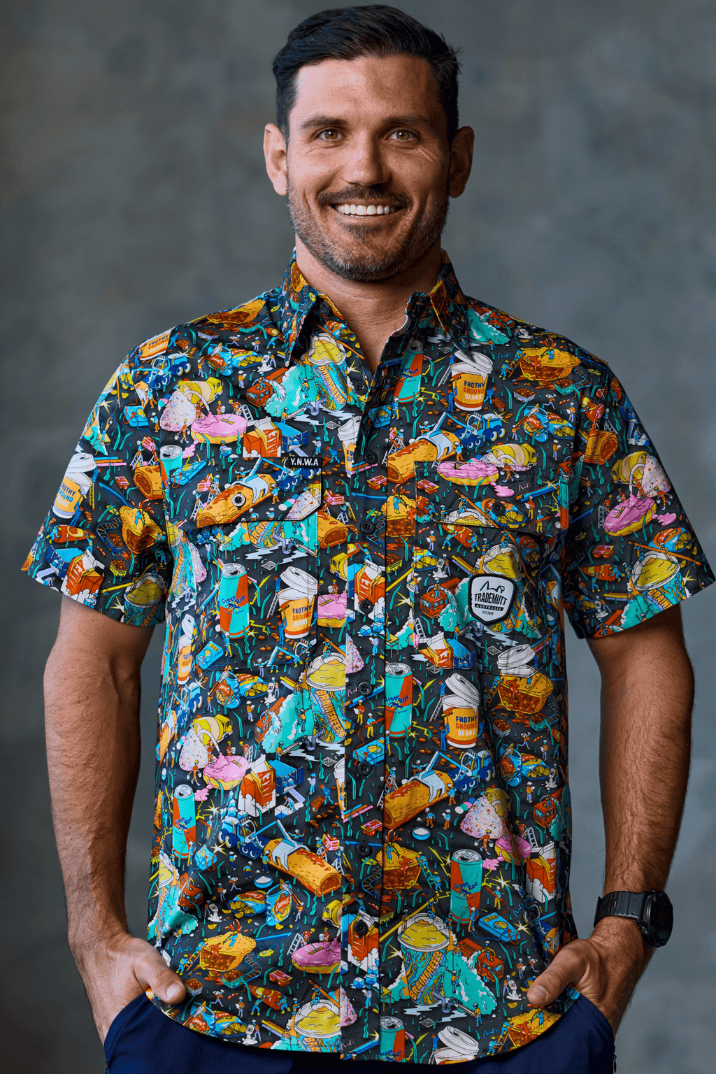Men's Servo Nation Army Short Sleeve Work Shirt