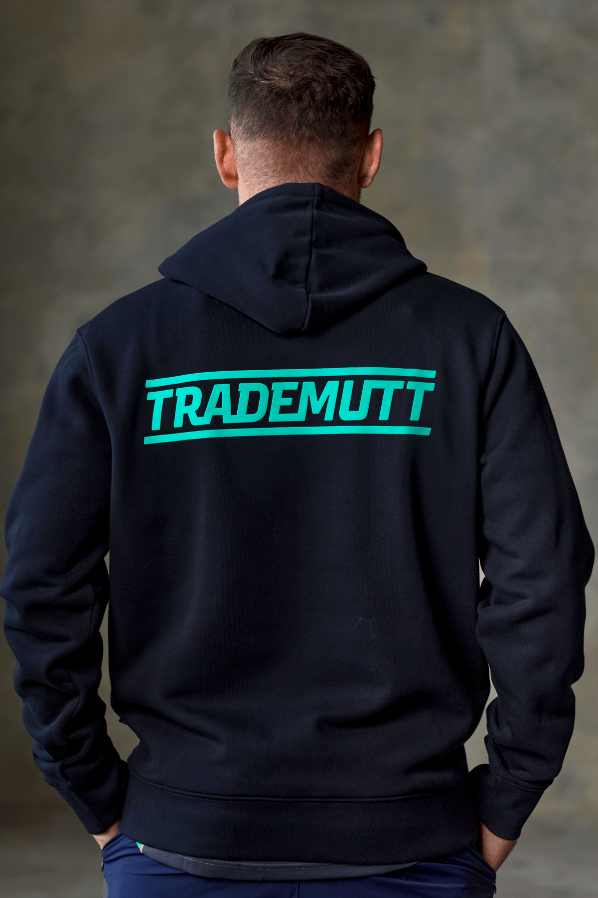 TradeMutt Winter Servo Nation Army Black Hoodie Blue Gum Hoodie | TradeMutt Winter Hoodies