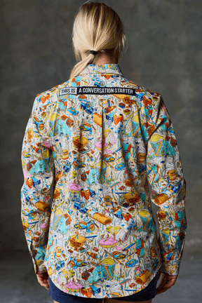 TradeMutt Workshirt Women's Servo Nation Army Full Button Work Shirt - Light Edition Women's Servo Nation Army Full Button Work Shirt - Light Edition