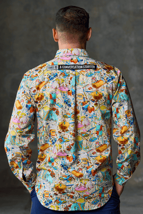 TradeMutt Workshirt Men's Servo Nation Army Half Button Work Shirt - Light Edition Men's Servo Nation Army Half Button Work Shirt - Light Edition