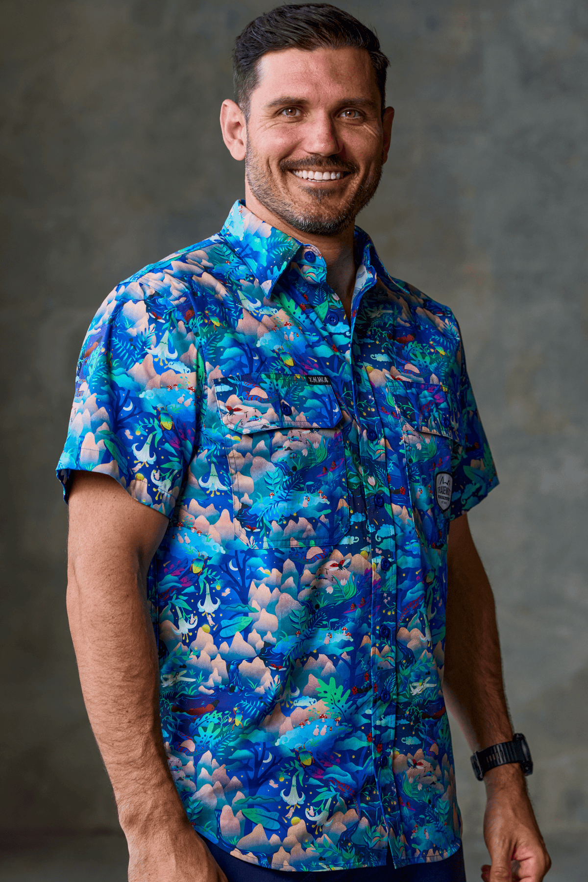 TradeMutt Workshirt Men's Walkin on a Dream Short Sleeve Work Shirt Men's Walkin on a Dream Short Sleeve Work Shirt