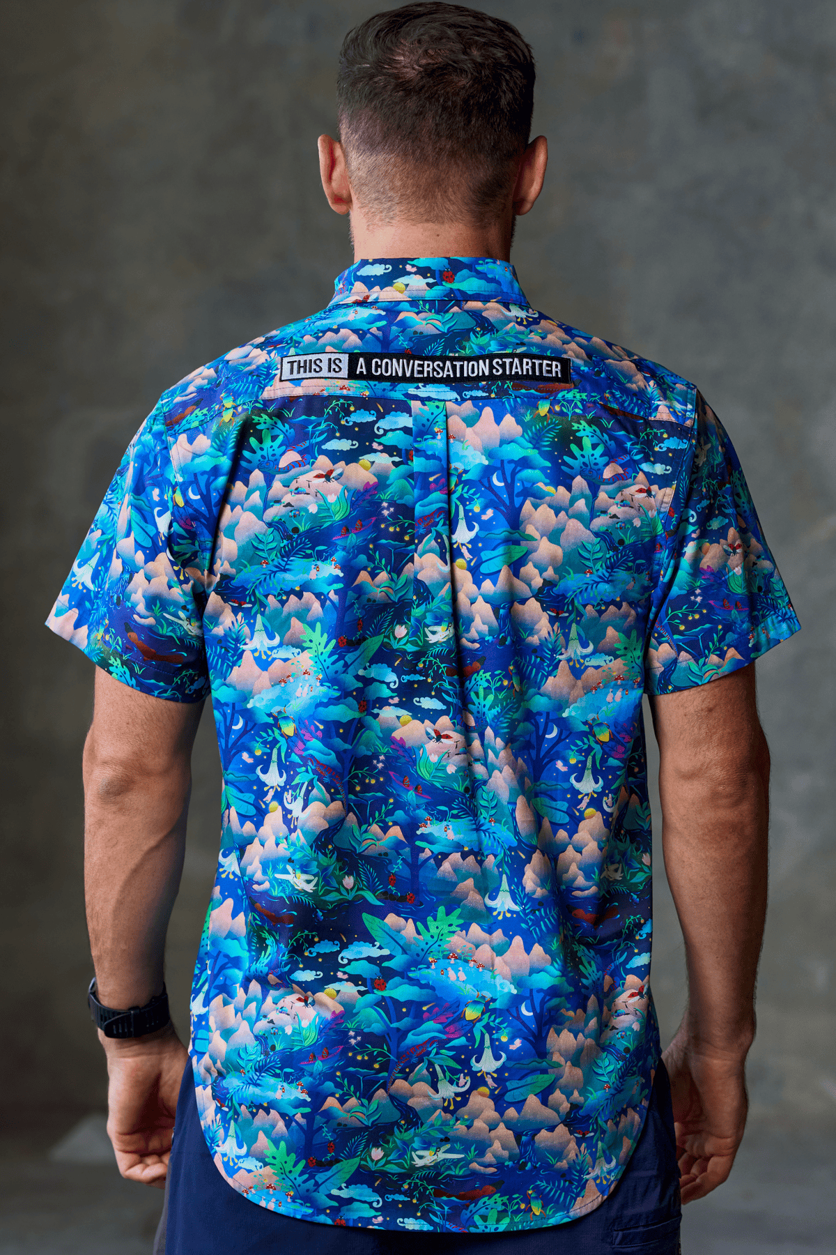 TradeMutt Workshirt Men's Walkin on a Dream Short Sleeve Work Shirt Men's Walkin on a Dream Short Sleeve Work Shirt