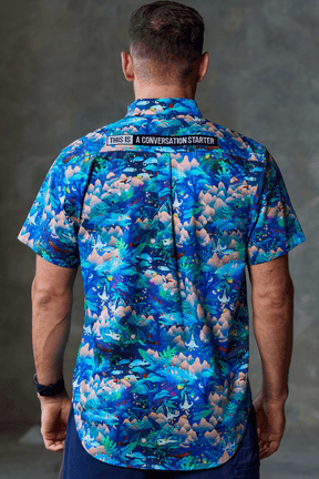 TradeMutt Workshirt Men's Walkin on a Dream Short Sleeve Work Shirt Men's Walkin on a Dream Short Sleeve Work Shirt