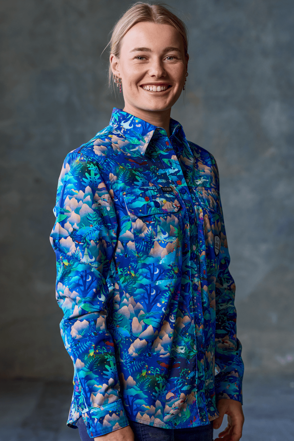 TradeMutt Workshirt Women's Walkin on a Dream Full Button Work Shirt Women's Walkin on a Dream Full Button Work Shirt