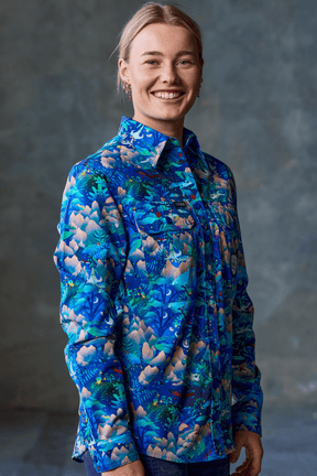TradeMutt Workshirt Women's Walkin on a Dream Full Button Work Shirt Women's Walkin on a Dream Full Button Work Shirt