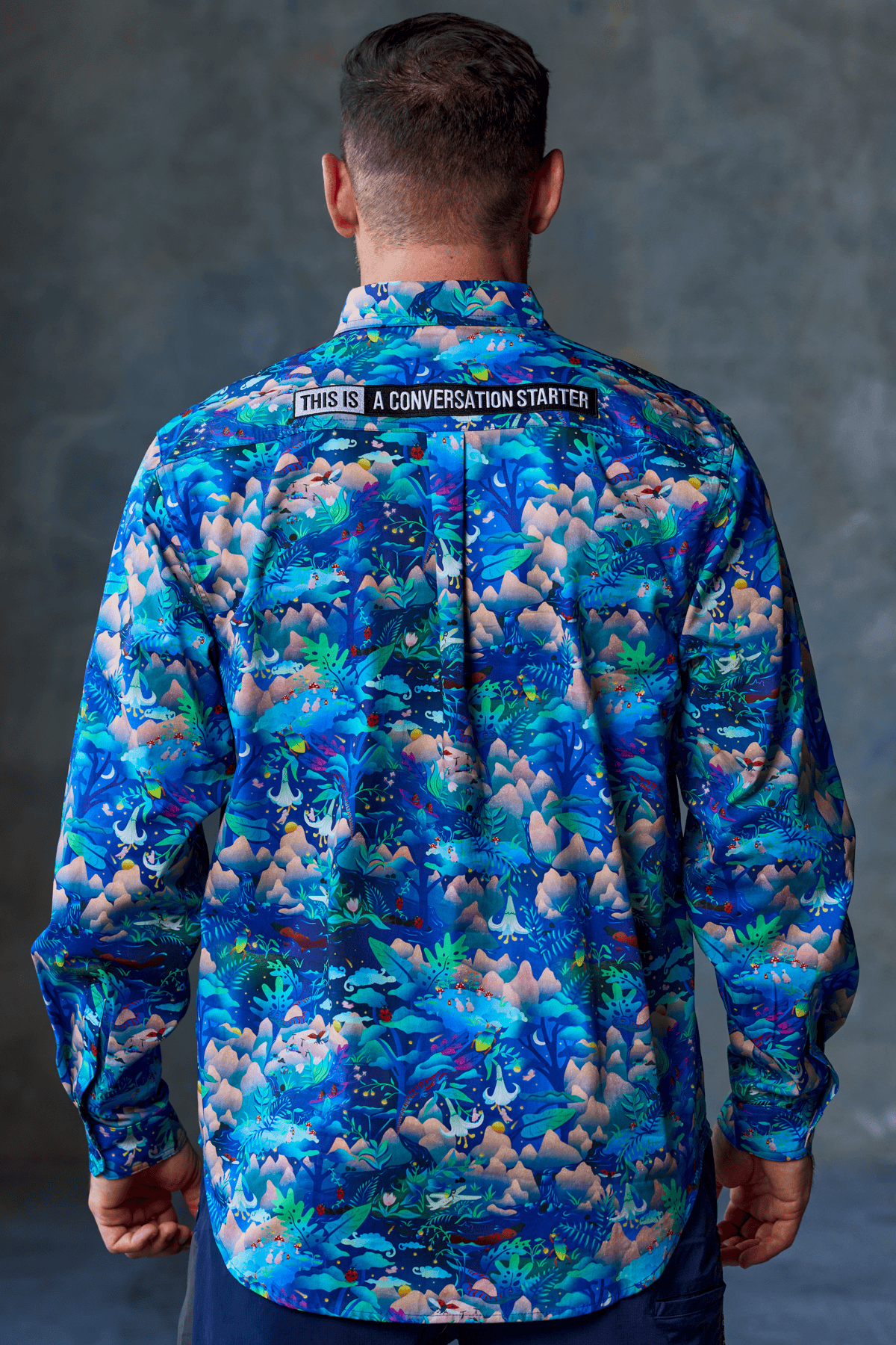 TradeMutt Workshirt Men's Walkin on a Dream Half Button Work Shirt Men's Walkin on a Dream Half Button Work Shirt