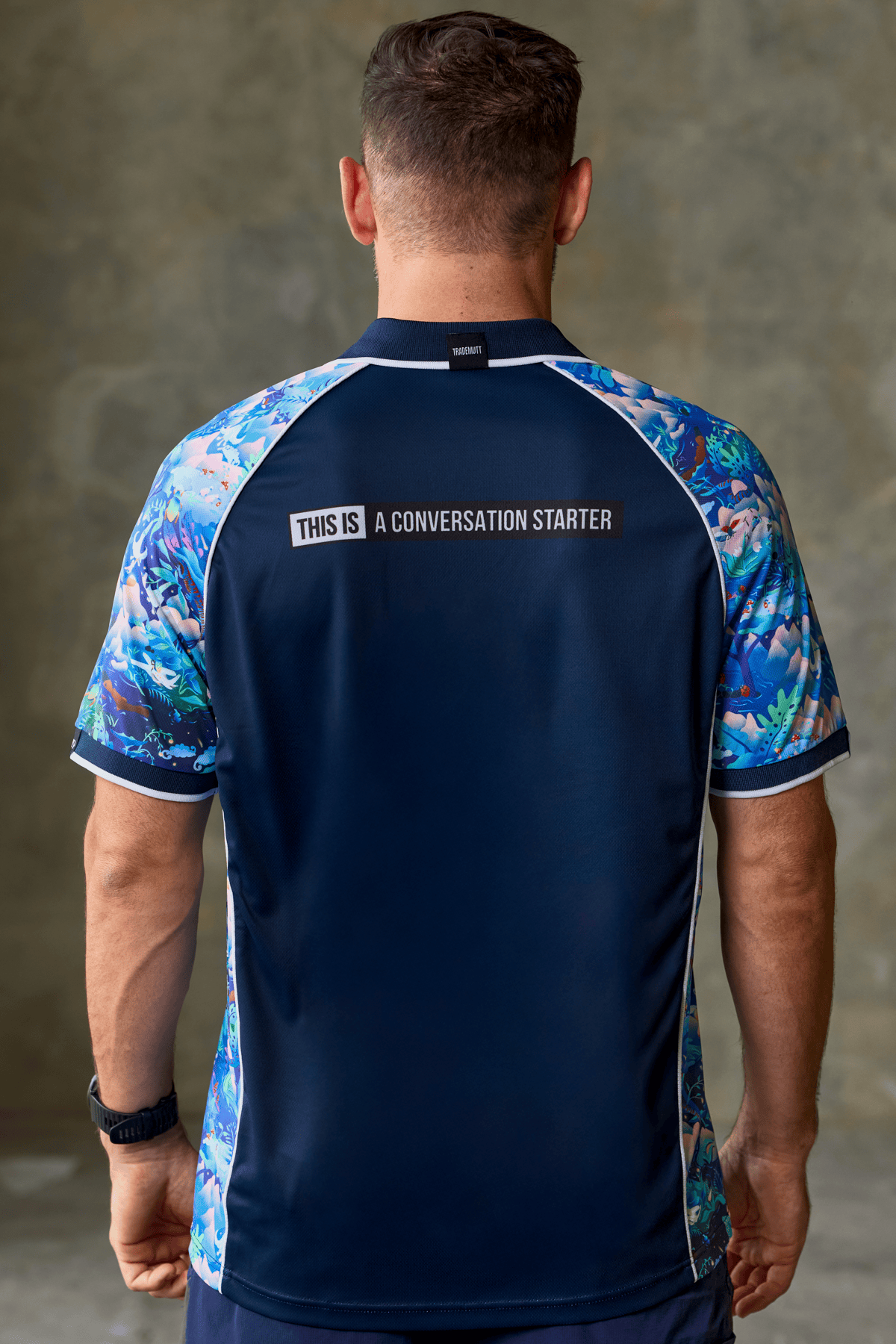 TradeMutt Polo Unisex Walkin on a Dream Short Sleeve Polo Unisex Walkin on a Dream Short Sleeve Polo