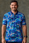 TradeMutt Polo Unisex Walkin on a Dream Cotton Short Sleeve Polo Unisex Walkin on a Dream Cotton Short Sleeve Polo