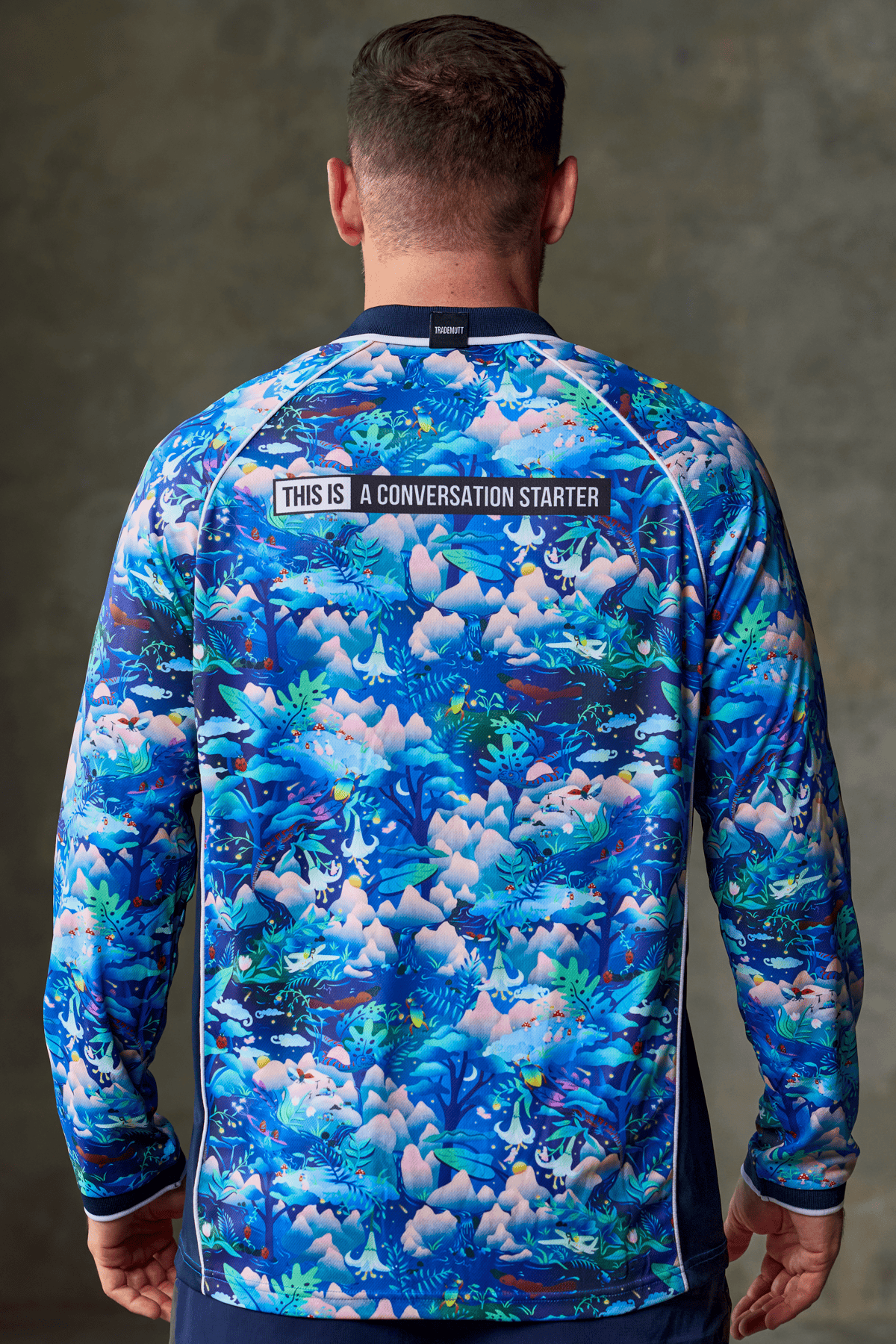 TradeMutt Polo Unisex Walkin on a Dream Long Sleeve Polo Unisex Walkin on a Dream Long Sleeve Polo