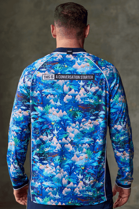 TradeMutt Polo Unisex Walkin on a Dream Long Sleeve Polo Unisex Walkin on a Dream Long Sleeve Polo