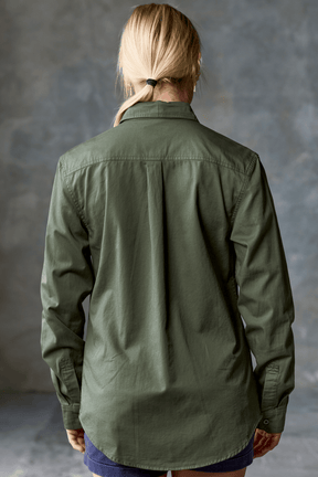 TradeMutt Workshirt Women's That's Livin Barry Undercover Mutter Full Button Workshirt Women's That's Livin Barry Undercover Mutter Full Button Workshirt