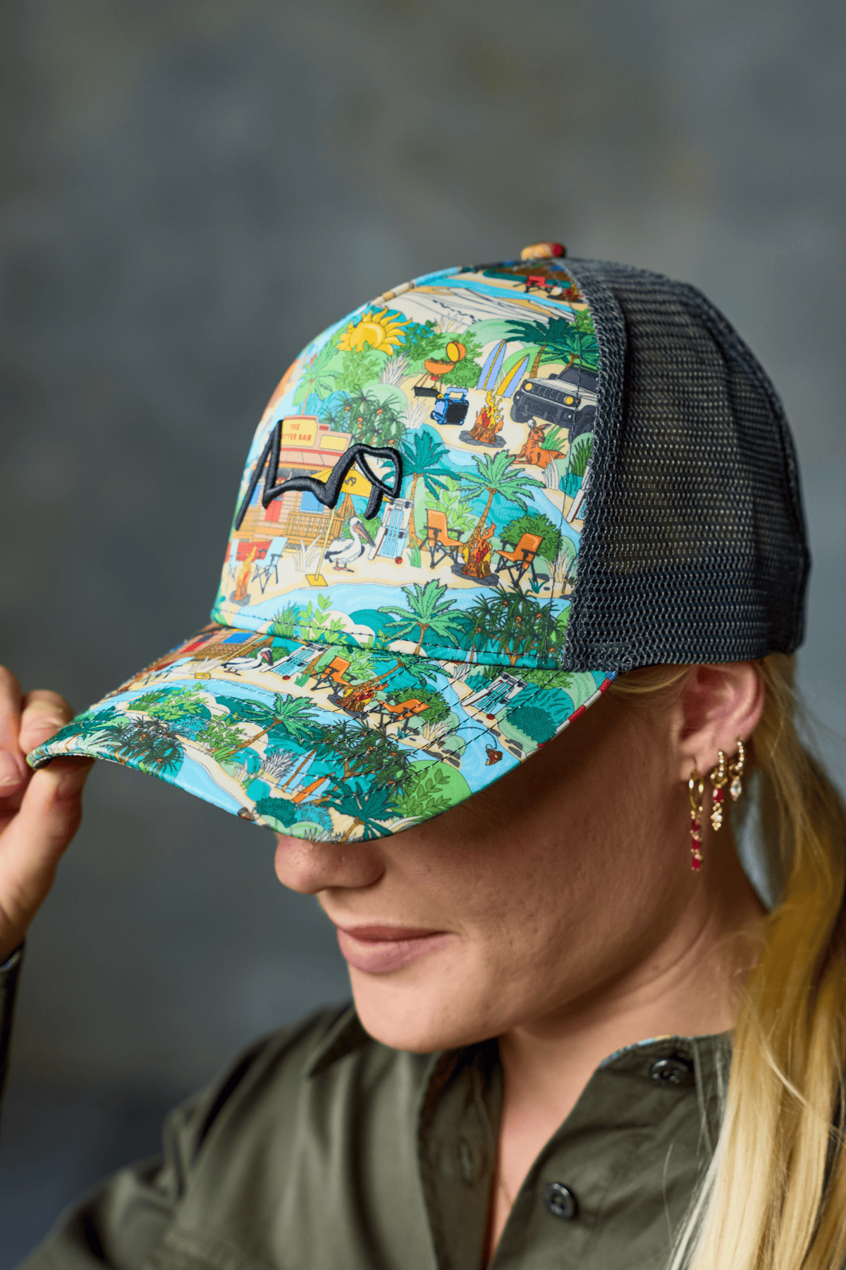 TradeMutt Headwear That's Livin Barry Trucker Hat That's Livin Barry Trucker Hat 22589
