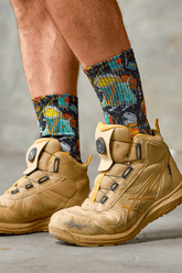 TradeMutt Footwear Servo Nation Army Printed Socks Servo Nation Army Printed Socks