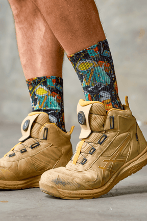TradeMutt Footwear Servo Nation Army Printed Socks Servo Nation Army Printed Socks