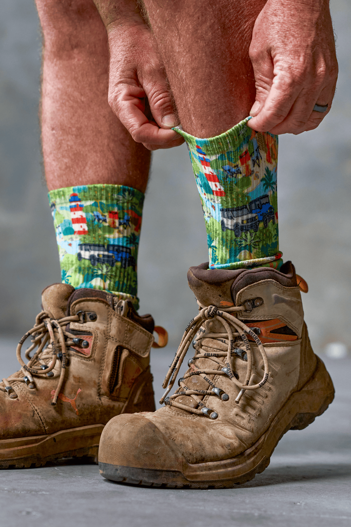 TradeMutt Footwear That's Livin Barry Printed Socks That's Livin Barry Printed Socks