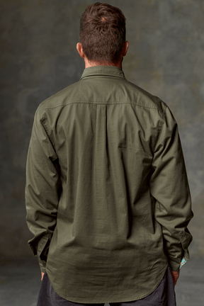 TradeMutt Workshirt Men's That's Livin Barry Undercover Mutter Half Button Workshirt Men's That's Livin Barry Undercover Mutter Half Button Workshirt