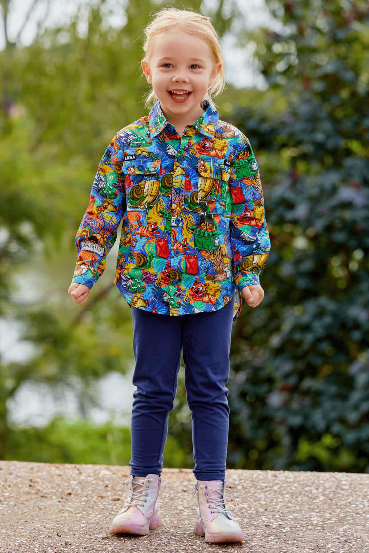 TradeMutt Kids Kids Backyard Blitz Work Shirt Kids Backyard Blitz Work Shirt | TradeMutt Workwear