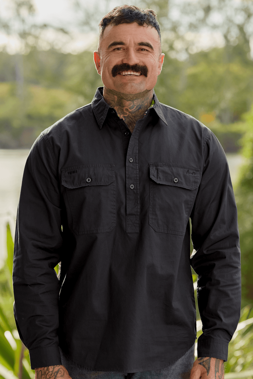 Men's The Big Greasy Undercover Mutter Workshirt | TradeMutt