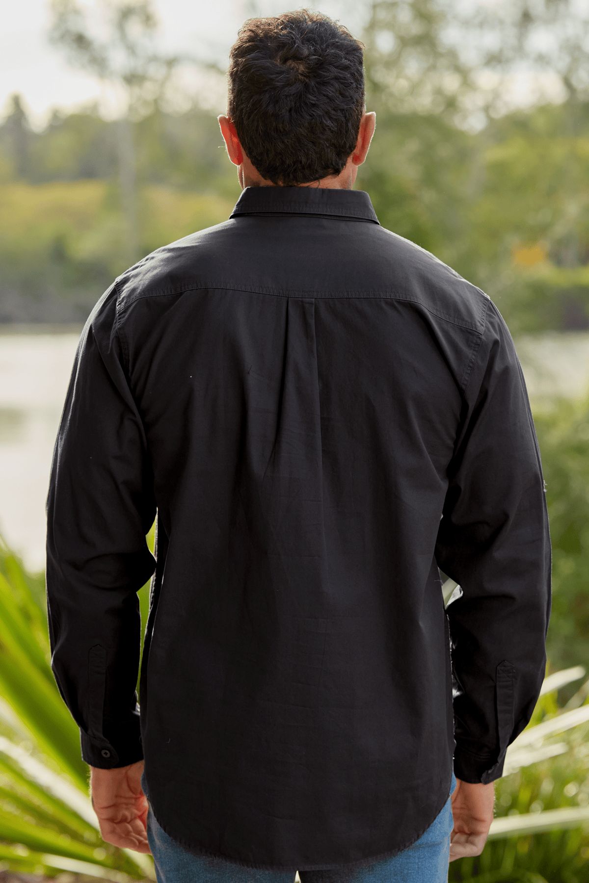 TradeMutt Workshirt Men's Big Greasy Undercover Mutter Half Button Workshirt Men's The Big Greasy Undercover Mutter Workshirt | TradeMutt