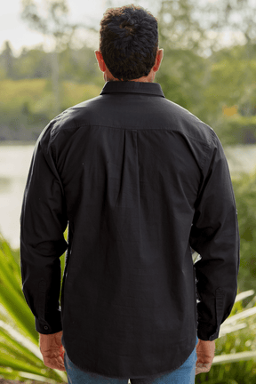 TradeMutt Workshirt Men's Big Greasy Undercover Mutter Half Button Workshirt Men's The Big Greasy Undercover Mutter Workshirt | TradeMutt