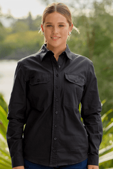 TradeMutt Workshirt Women's Big Greasy Undercover Mutter Full Button Workshirt Women's The Big Greasy Undercover Mutter Workshirt | TradeMutt