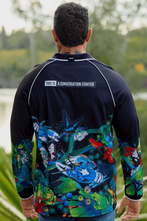 TradeMutt Polo Unisex Big Greasy Long Sleeve Polo Unisex The Big Greasy Long Sleeve Polo | TradeMutt