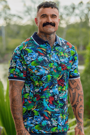 TradeMutt Workshirt Unisex Big Greasy Cotton Short Sleeve Polo Unisex The Big Greasy Cotton Short Sleeve Polo | TradeMutt