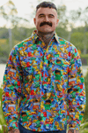 TradeMutt Workshirt Men's Backyard Blitz Half Button Work Shirt Men's Backyard Blitz Half Button Work Shirt | TradeMutt Workwear