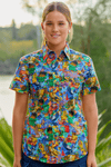 TradeMutt Workshirt Women's Backyard Blitz Short Sleeve Work Shirt Women's Backyard Blitz Short Sleeve Work Shirt | TradeMutt Workwear