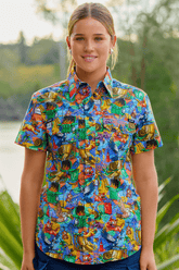 TradeMutt Workshirt Women's Backyard Blitz Short Sleeve Work Shirt Women's Backyard Blitz Short Sleeve Work Shirt | TradeMutt Workwear